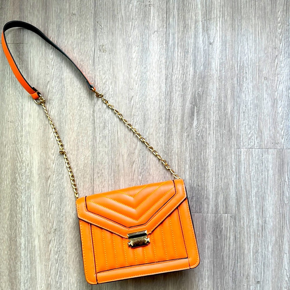 Orange handbag